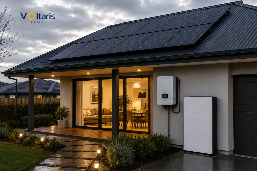 Fox Ess battery storage installed on a Melbourne home exterior